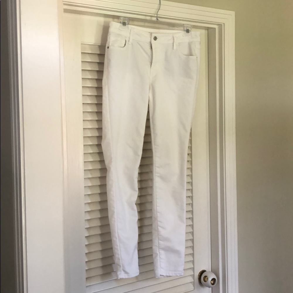 Old navy Rockstar white jeans